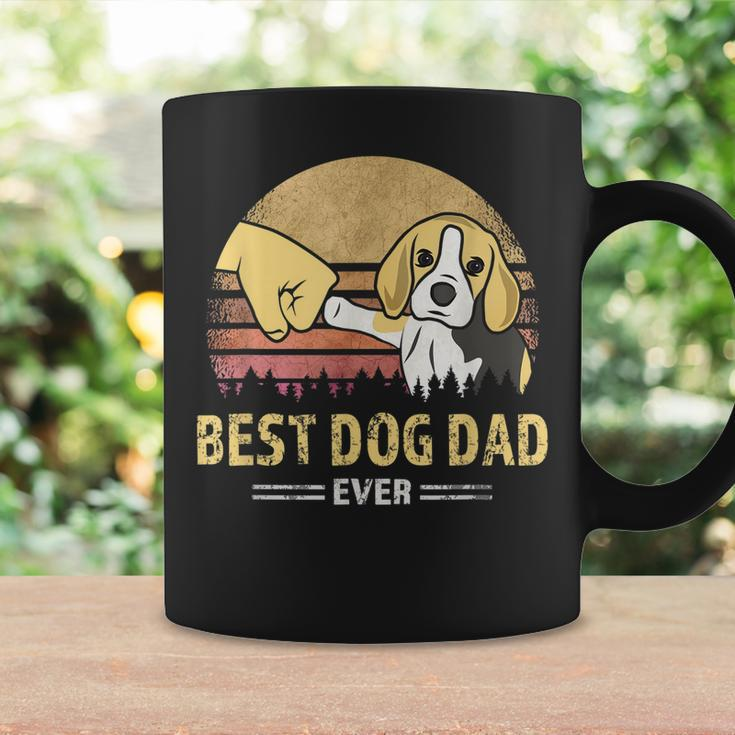 Mens Cute Best Beagle Dad Ever Retro Vintage Puppy Lover Design Coffee Mug Gifts ideas