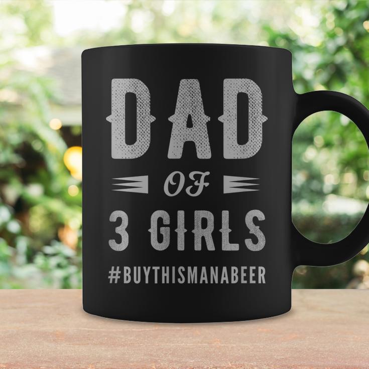 Mens Dad Of 3 Girls Shirt For Men Christmas & Fathers Day Gift Coffee Mug Gifts ideas