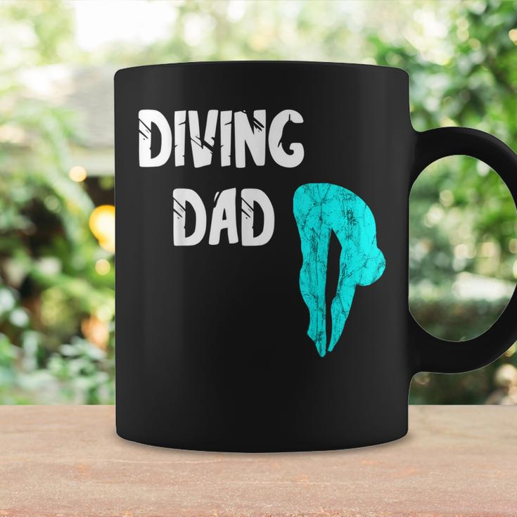 Mens Diving Dad Springboard Swimming Platform Diver Papa Dive Coffee Mug Gifts ideas
