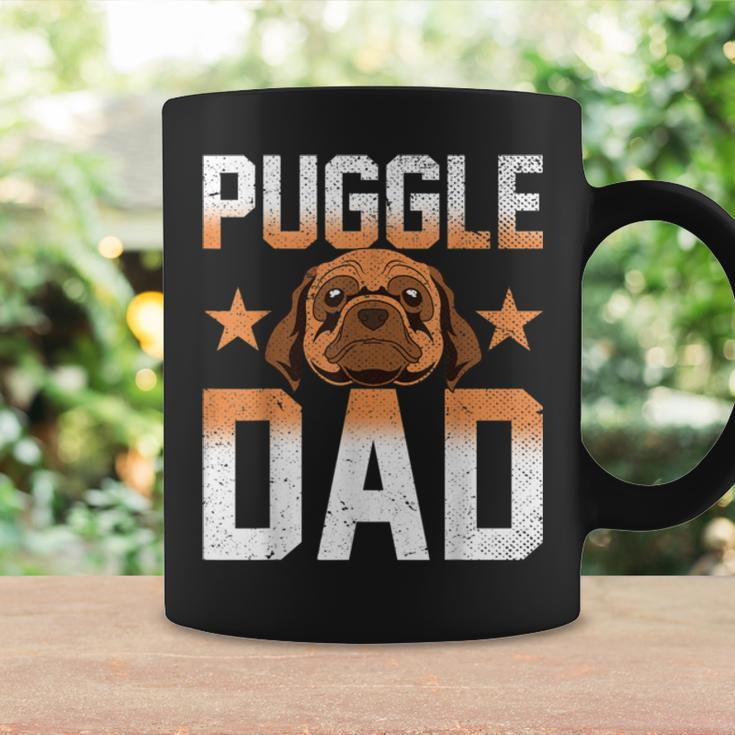 Mens Dog Lover Fathers Day Puggle Dad Pet Owner Animal Puggle Coffee Mug Gifts ideas