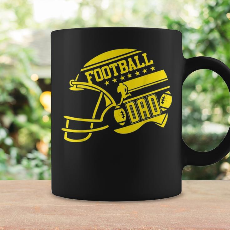 Mens Football Dad Helmet For Men Proud Fathers Day College Season Coffee Mug Gifts ideas