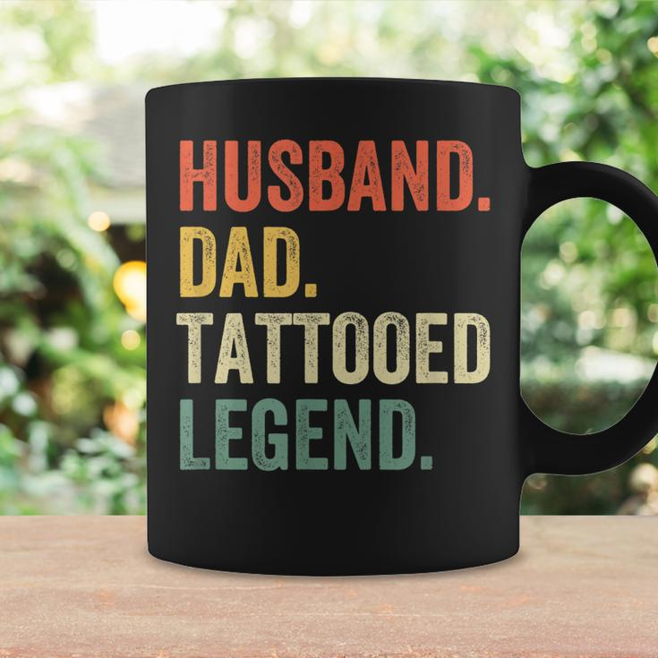 Mens Funny Tattoo Husband Dad Tattooed Legend Vintage Coffee Mug Gifts ideas