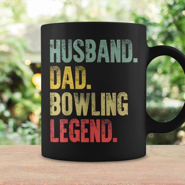 Mens Funny Vintage Bowling Men Husband Dad Legend Retro Coffee Mug Gifts ideas