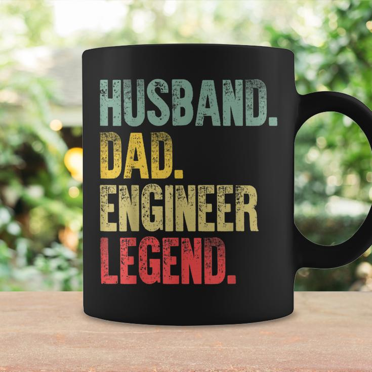 Mens Funny Vintage Husband Dad Engineer Legend Retro Coffee Mug Gifts ideas