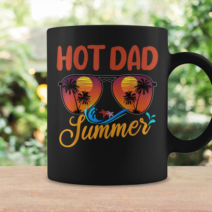 Mens Hot Dad Summer Father Grandpa Vintage Tropical Sunglasses Coffee Mug Gifts ideas