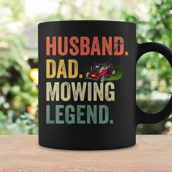 Mens Husband Dad Mowing Legend Lawn Care Gardener Father Funny V2 Coffee Mug Gifts ideas