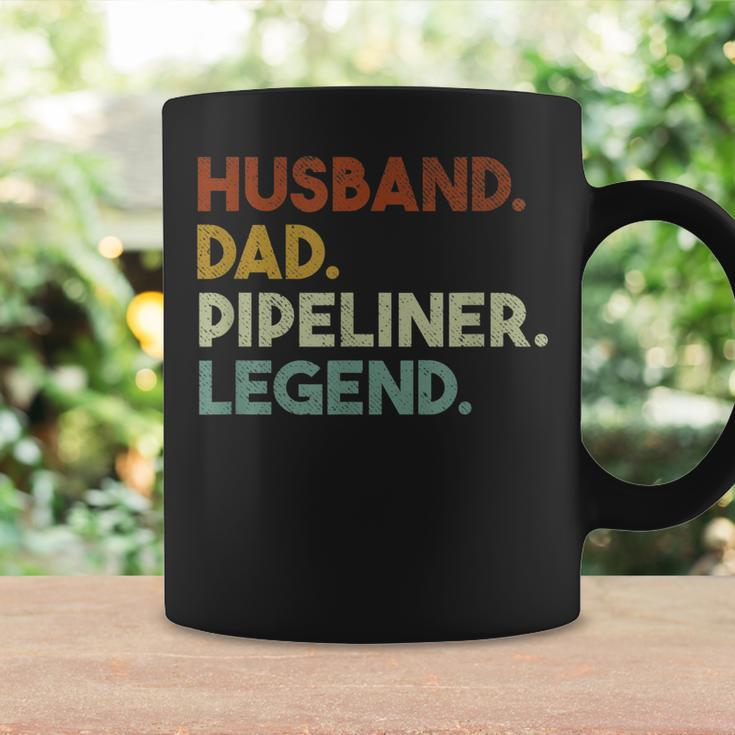 Mens Husband Dad Pipeliner Legend Vintage Pipeliner Welder Coffee Mug Gifts ideas
