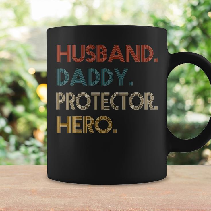 Mens Husband Daddy Protector Hero Fathers Day Gift Dad Son Coffee Mug Gifts ideas