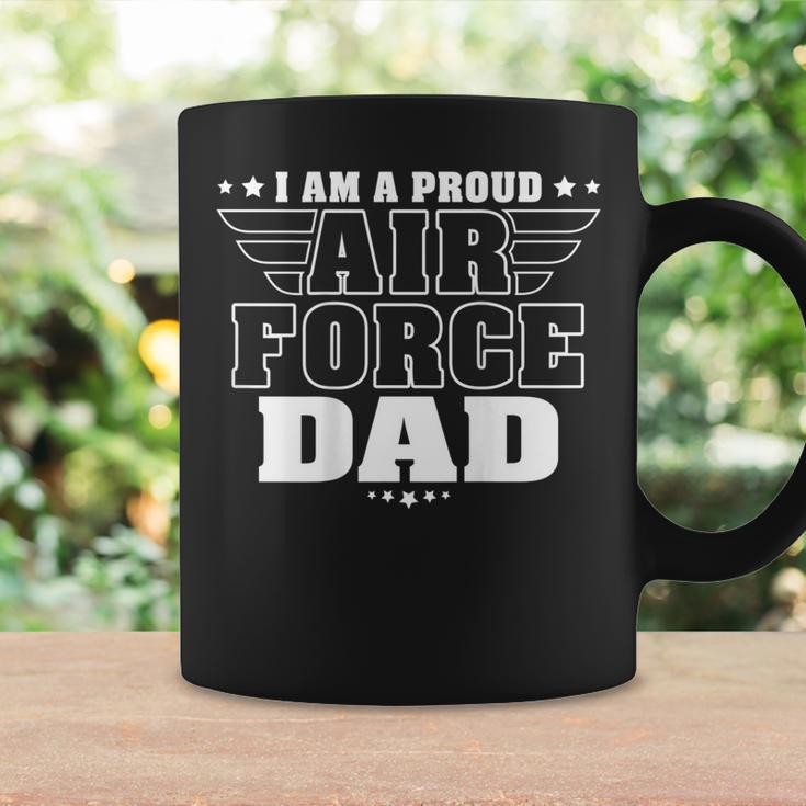 Mens I Am A Proud Air Force Dad Patriotic Pride Military Father Coffee Mug Gifts ideas