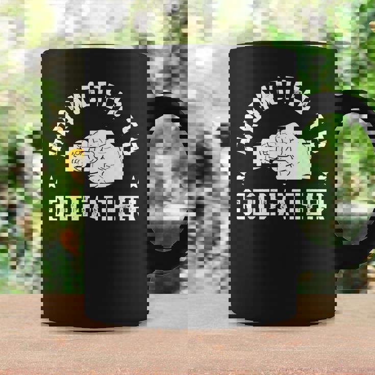 Mens Promoted To Godfather Est 2019Shirt Fathers Day Gifts Coffee Mug Gifts ideas