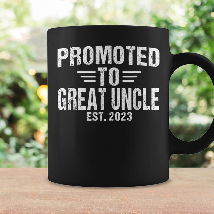 Mens Promoted To Great Uncle 2023 Soon To Be Uncle New Uncle Coffee Mug Gifts ideas