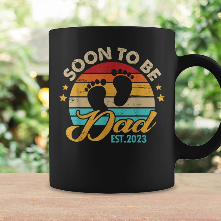 Mens Soon To Be Dad 2023 Fathers Day First Time Dad Pregnancy Coffee Mug Gifts ideas