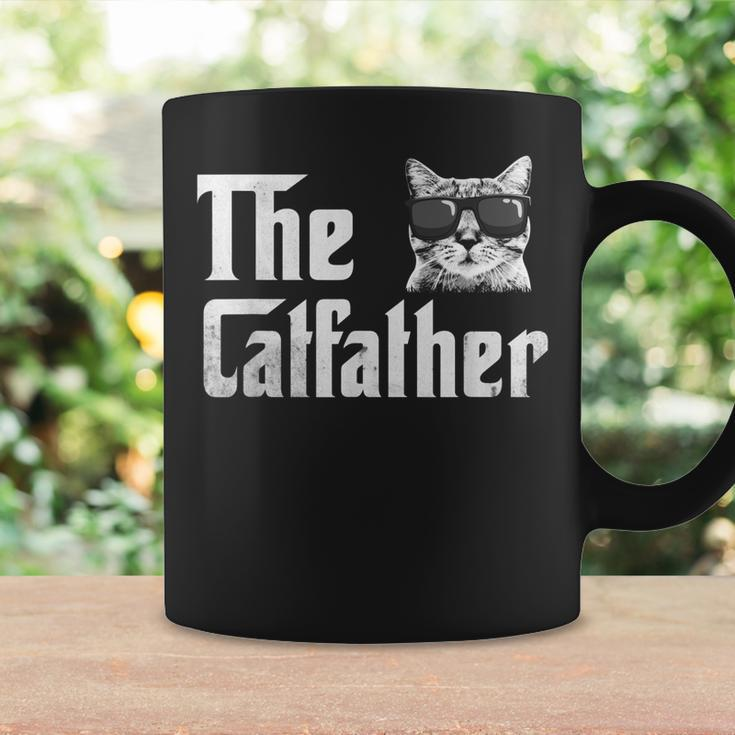 Mens The Catfather Funny Fathers Day Gift For Cat Daddy Coffee Mug Gifts ideas