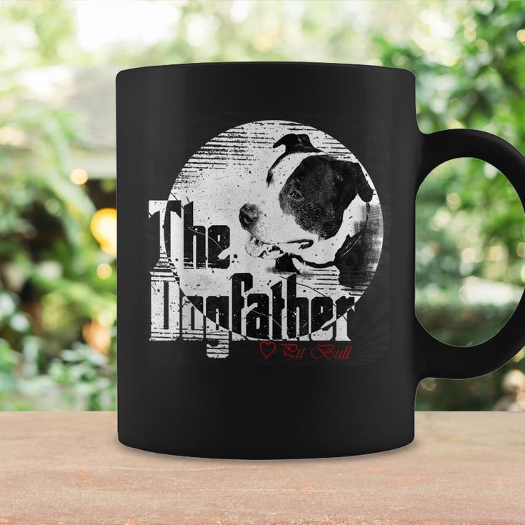 Mens The Dogfather | Pitbull Dad Dog | Fathers Day Gift Coffee Mug Gifts ideas