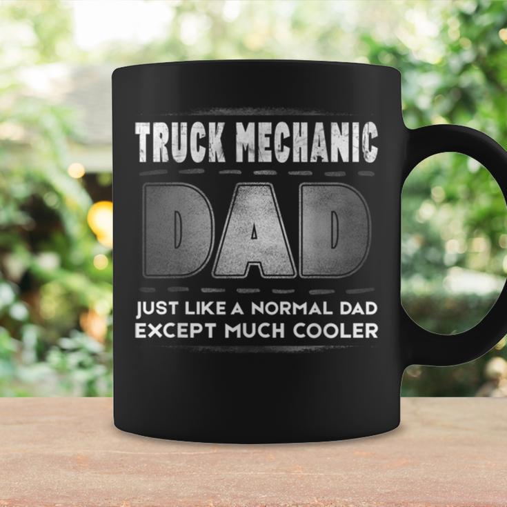 Mens Truck Mechanic Dad Much Cooler Father’S DayCoffee Mug Gifts ideas