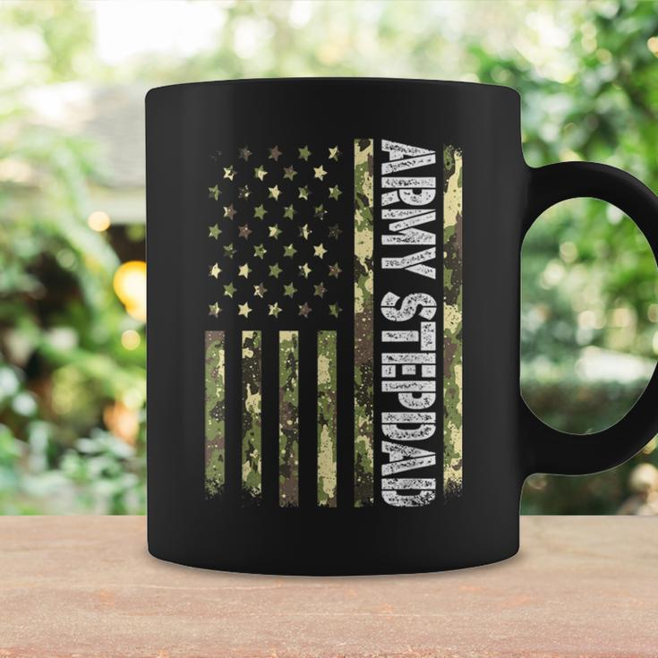 Mens Vintage Army Stepdad Usa Flag Camouflage Father’S Day Bbmtswy Coffee Mug Gifts ideas