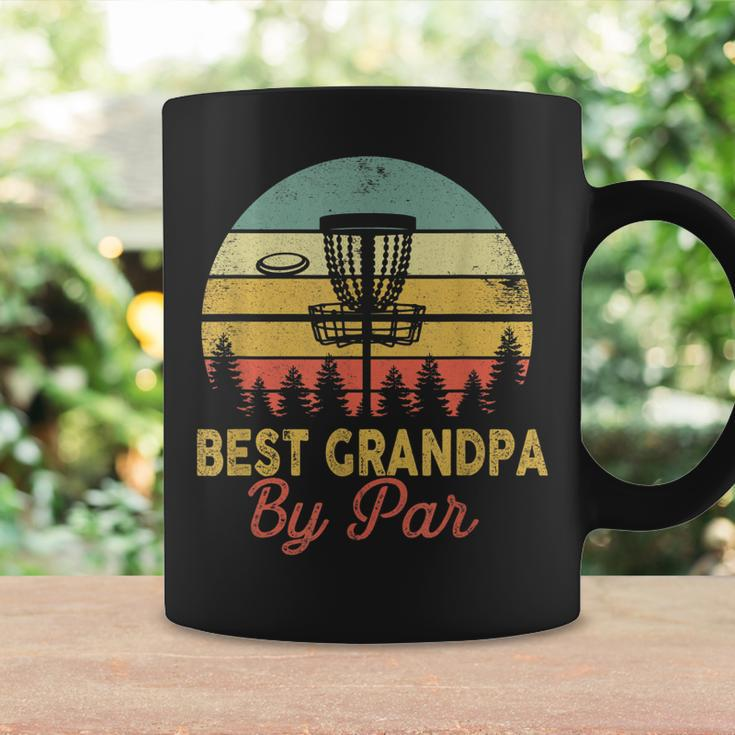 Mens Vintage Best Grandpa By Par Disc Golf Gift Dad Fathers Papa V2 Coffee Mug Gifts ideas