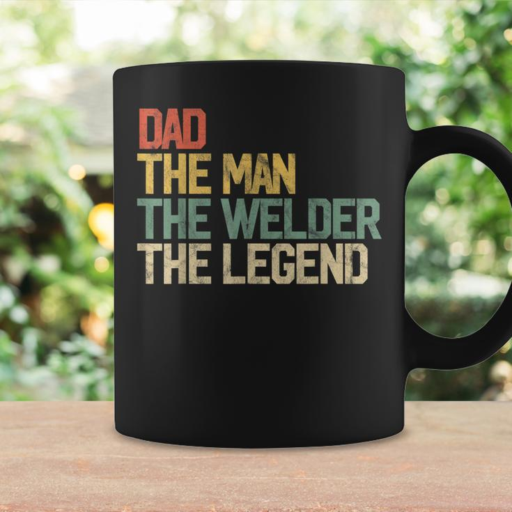 Mens Vintage Dad Man Welder Legend Gift Welding Father Weld Daddy Coffee Mug Gifts ideas