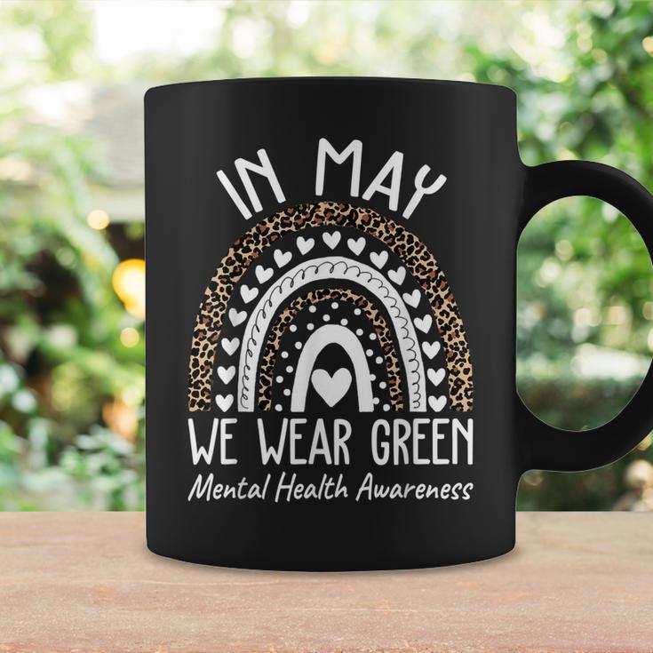 Mental Health Matters We Wear Green Mental Health Awareness Coffee Mug ...