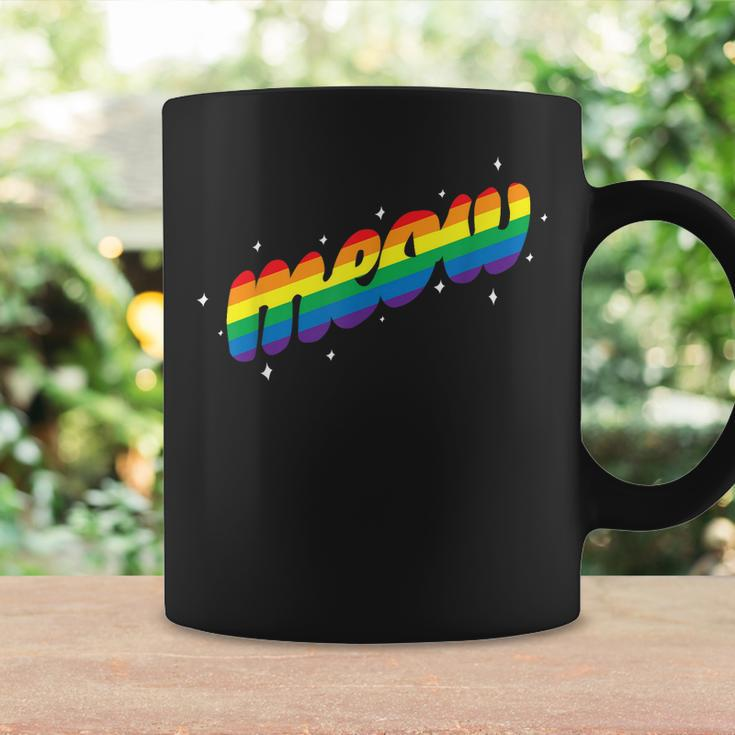 Meow Pride Lgbtq Equality Cat Daddy Cat Lover Rainbow Cats Coffee Mug Gifts ideas