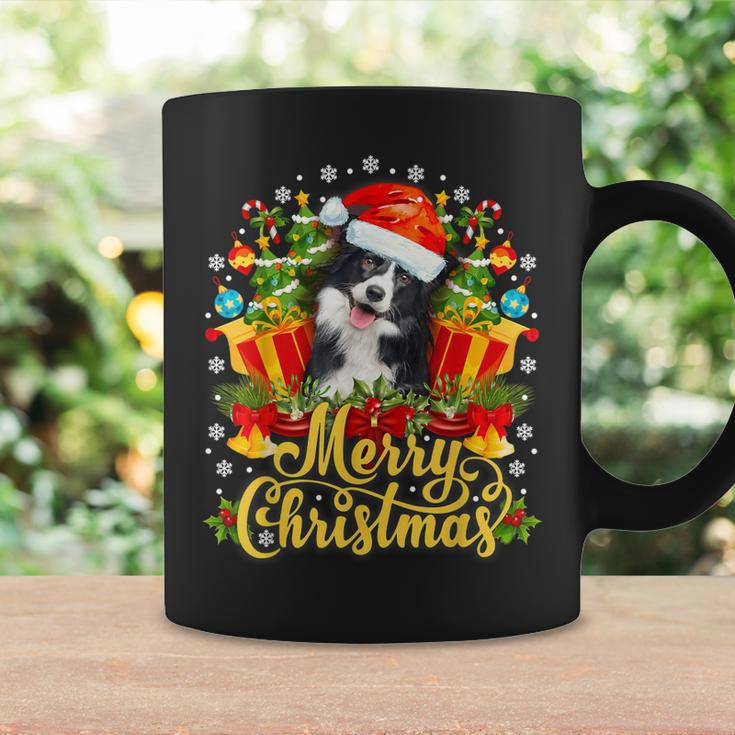 Merry Christmas Border Collie Mom Dad Christmas Coffee Mug Gifts ideas