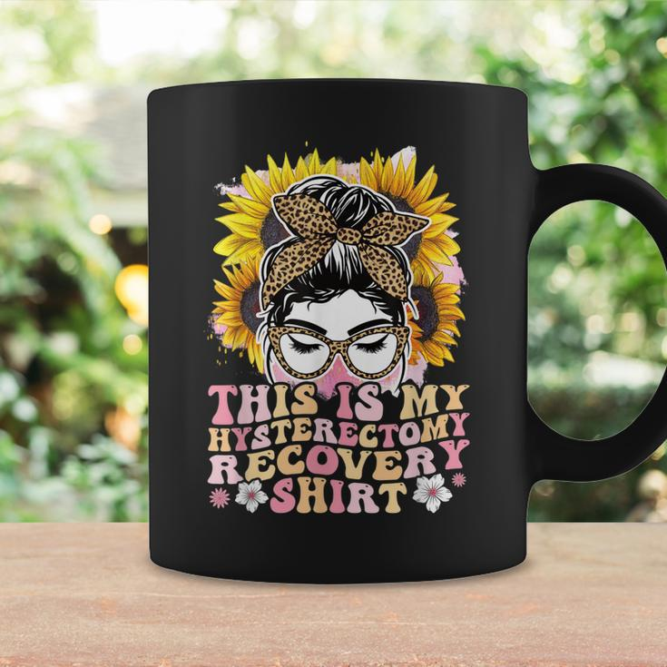Messy Bun Uterus Support Hysterectomy Recovery Products Coffee Mug Gifts ideas