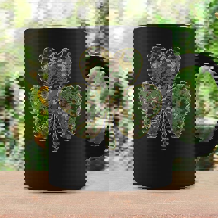 Military Family - St Patricks Day Camo Shamrock Camouflage Coffee Mug Gifts ideas