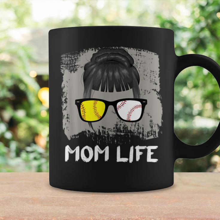 Mom Life Sport Mother Sunglasses Softball BaseballCoffee Mug Gifts ideas