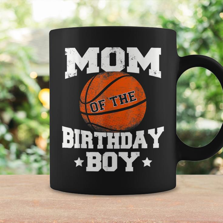 Mom Of The Birthday Boy Basketball Mother Mama Funny Coffee Mug Gifts ideas