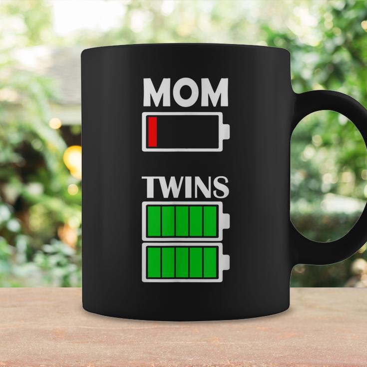 Mom Twins Low Battery Tired Mom Shirt Mothers Day Coffee Mug Gifts ideas