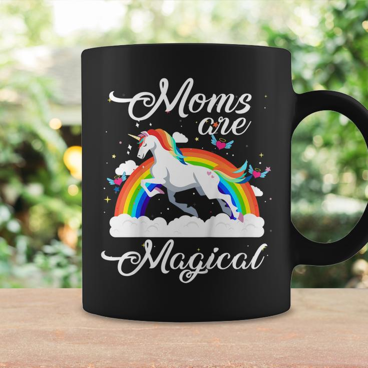 Moms Are Magical Mothers Day With Rainbow Unicorn Coffee Mug Gifts ideas