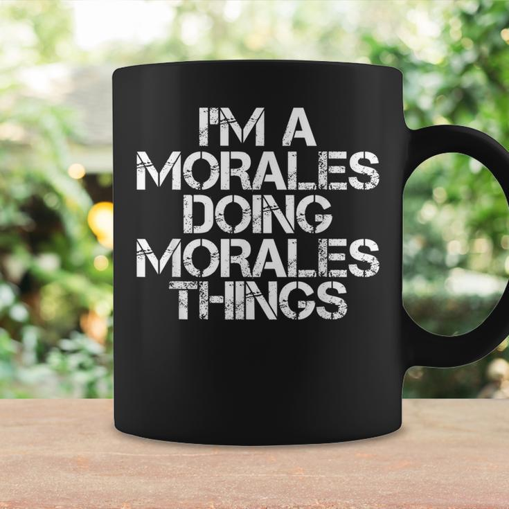 Morales Funny Surname Family Tree Birthday Reunion Gift Idea Coffee Mug Gifts ideas