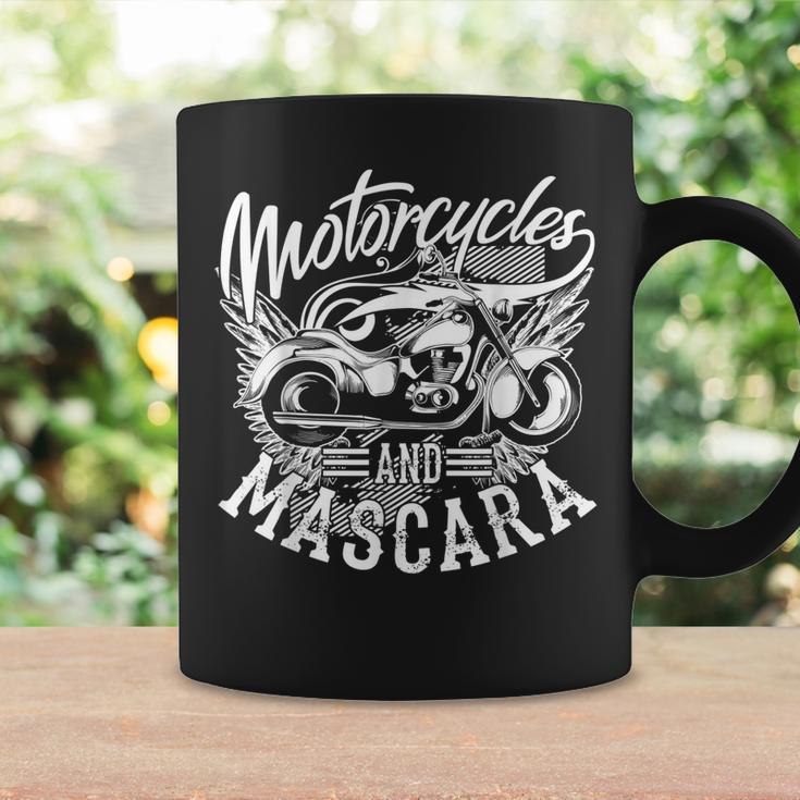 Motorcycles And Mascara | Cute Makeup Motor Lover Gift Coffee Mug Gifts ideas