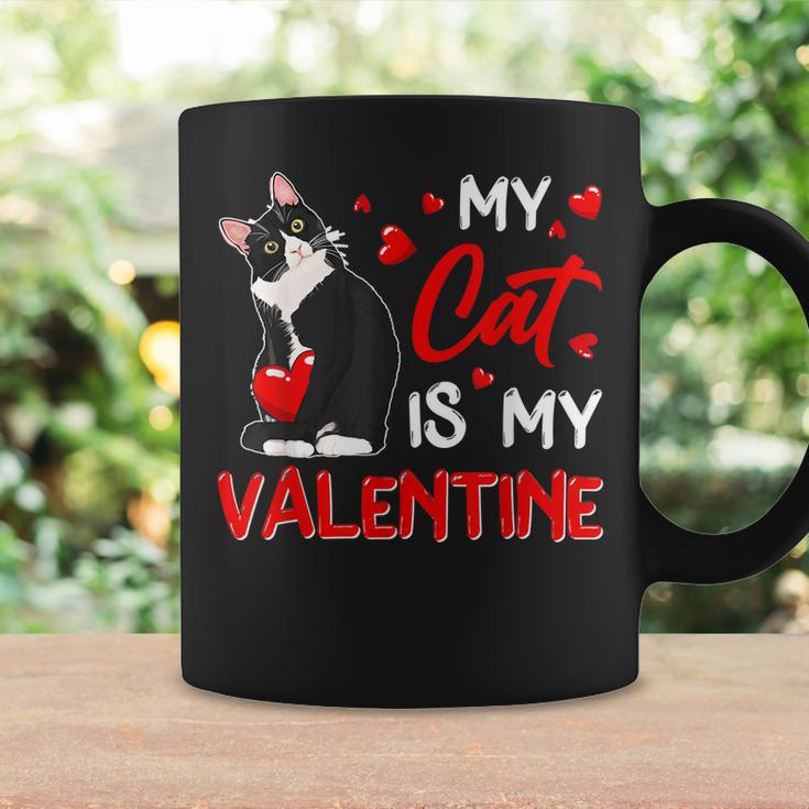 My Cat Is My Valentine Cute Valentines Day Cat Dad Cat Mom Coffee Mug Gifts ideas