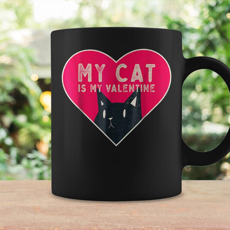 My Cat Is My Valentine Kitten Lover Heart Valentines Day V2 Coffee Mug Gifts ideas
