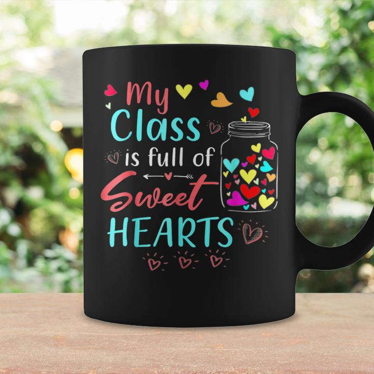 My Class Is Full Of Sweethearts Rainbow Teacher Valentine V5 Coffee Mug Gifts ideas