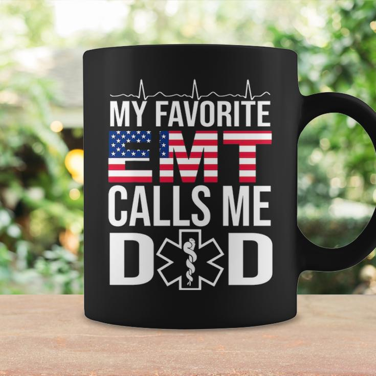 My Favorite Emt Calls Me Dad Fathers Day Gift Coffee Mug Gifts ideas