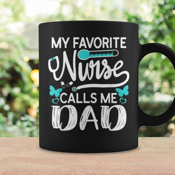 My Favorite Nurse Calls Me Dad Cute Fathers Day Mens Gift Coffee Mug Gifts ideas