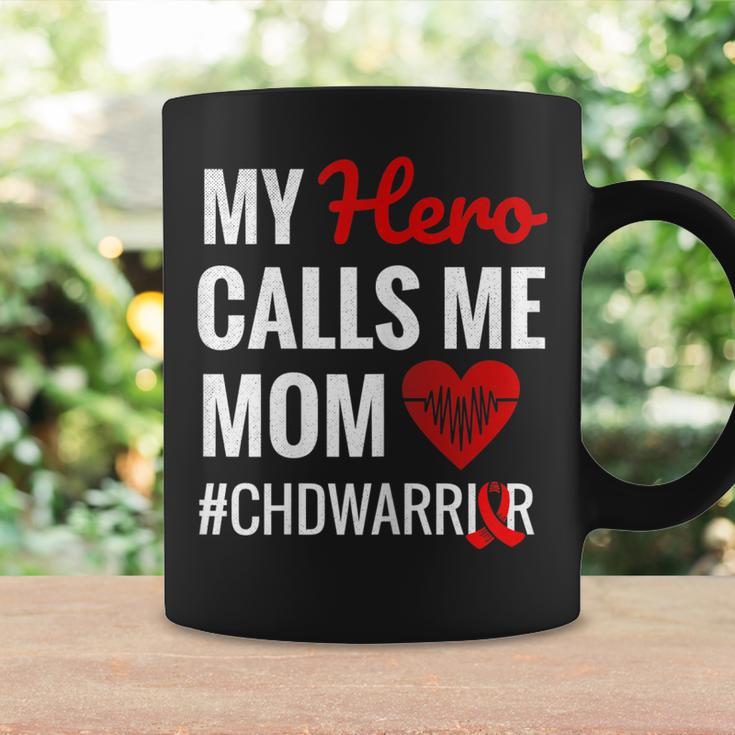 My Hero Calls Me Mom | Congenital Heart Defect Month Chd Gift For Womens Coffee Mug Gifts ideas