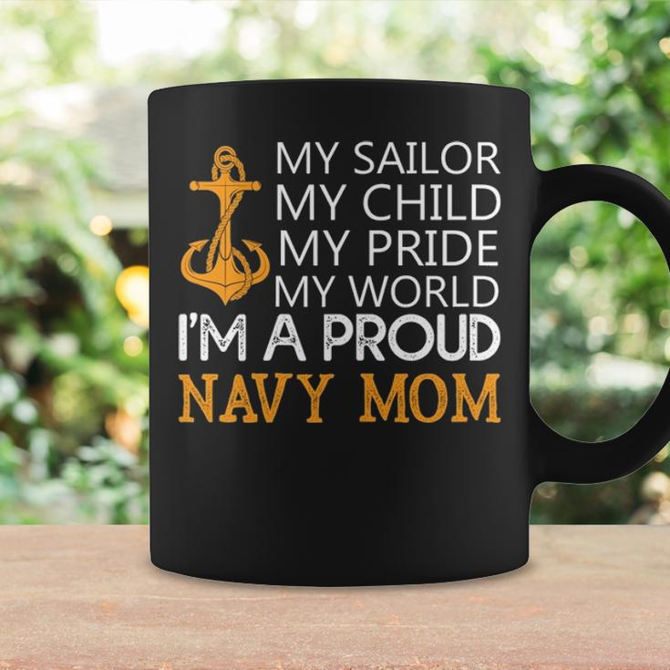 My Sailor My Child My Pride My World Proud Navy Mom V2 Coffee Mug Gifts ideas
