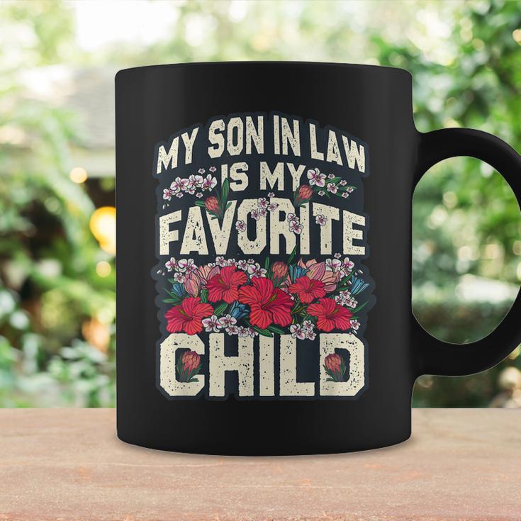 My Son-In-Law Is My Favorite Child Butterfly Mom Flowers Coffee Mug Gifts ideas