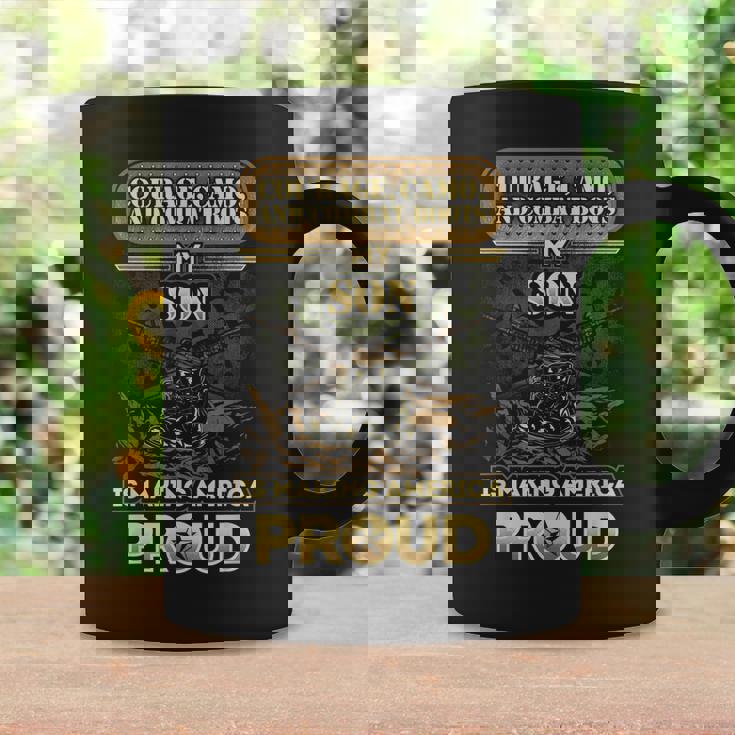 My Son Is A Soldier Proud Military Mom Dad Parent Coffee Mug Gifts ideas