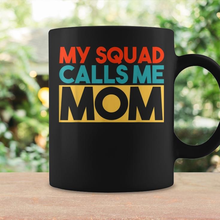 My Squad Calls Me Mom Retro Style Coffee Mug Gifts ideas