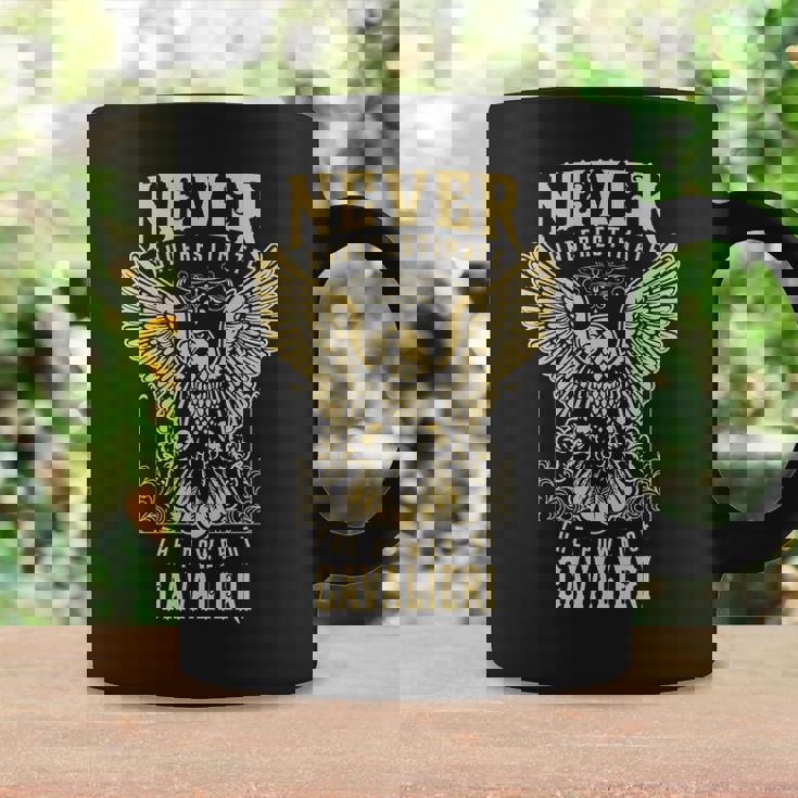 Never Underestimate The Power Of Cavalieri Personalized Last Name Coffee Mug Gifts ideas