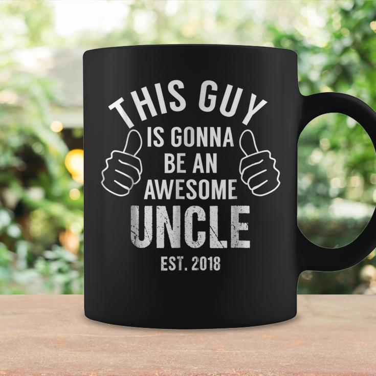 New Uncle Est 2018 Pregnancy Announcement For Uncle Coffee Mug Gifts ideas