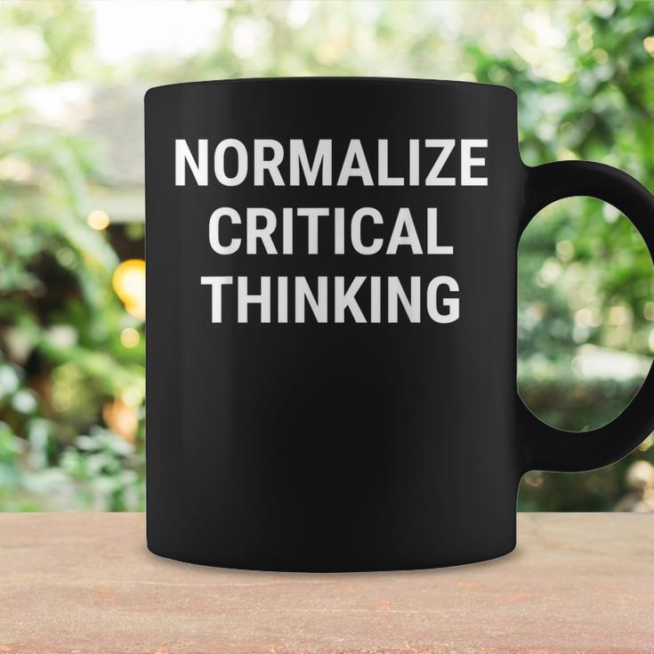 Normalize Critical Thinking Libertarian Conservative Liberty Coffee Mug Gifts ideas