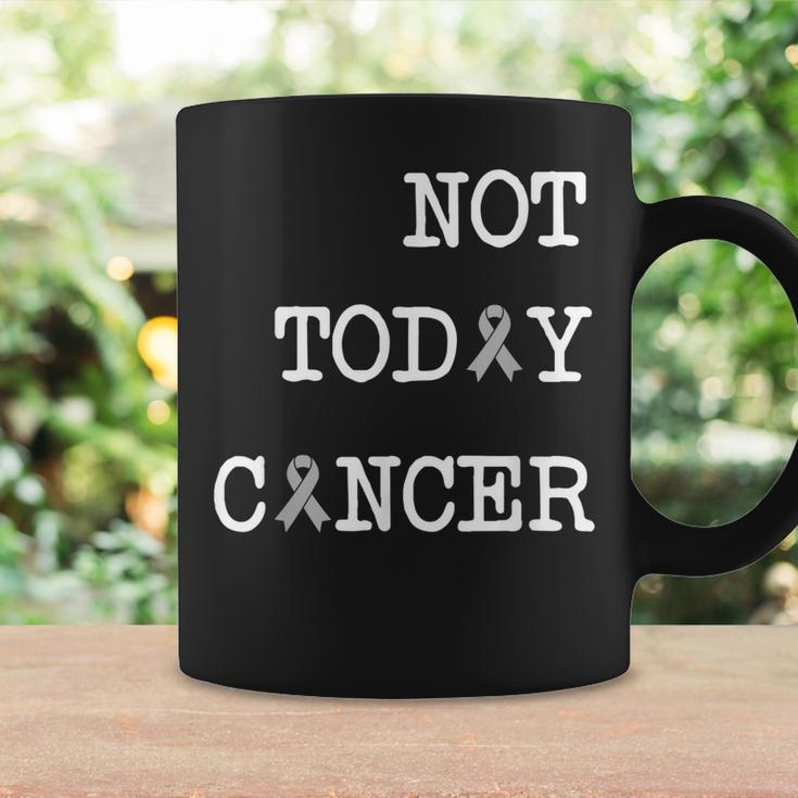 Not Today Cancer S Brain Cancer Awareness Shirt Gift Coffee Mug Gifts ideas