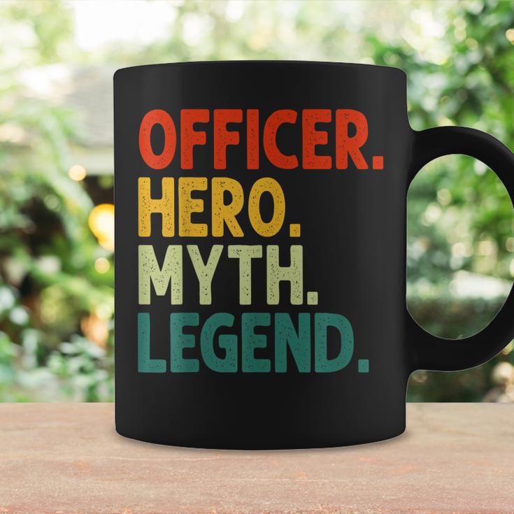 Officer Hero Myth Legend Retro Vintage Polizistin Tassen Geschenkideen