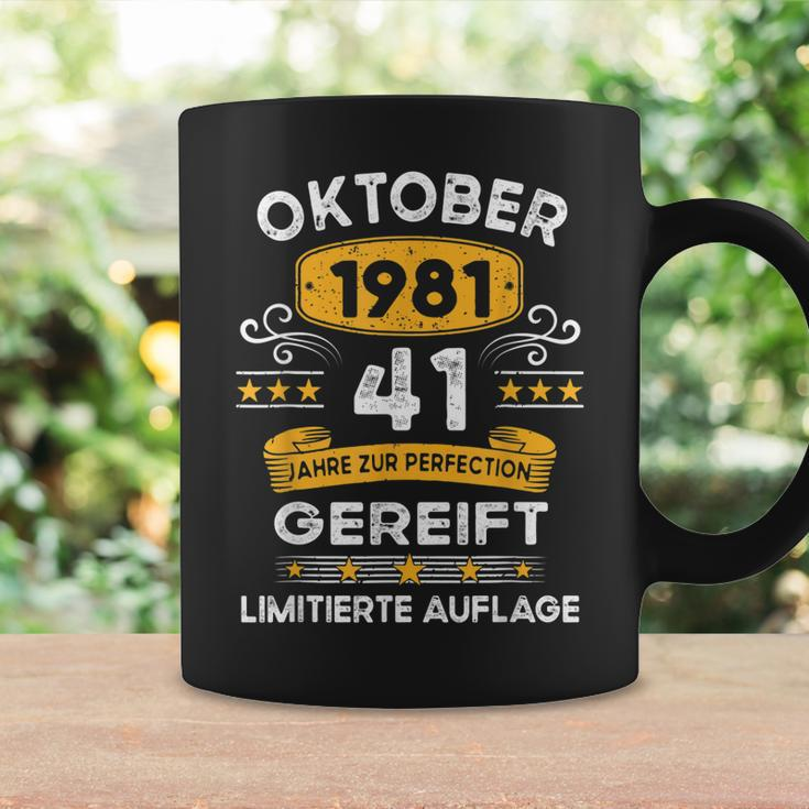 Oktober 1981 Lustige Geschenke 41 Geburtstag Tassen Geschenkideen