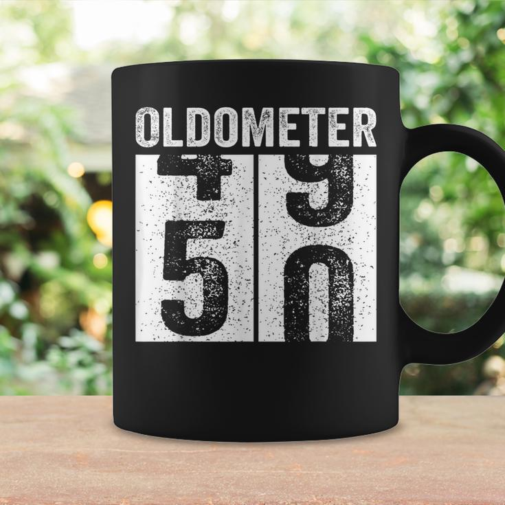 Oldometer 49-50 Shirt 50Th Birthday Funny Gift Men Women Coffee Mug Gifts ideas